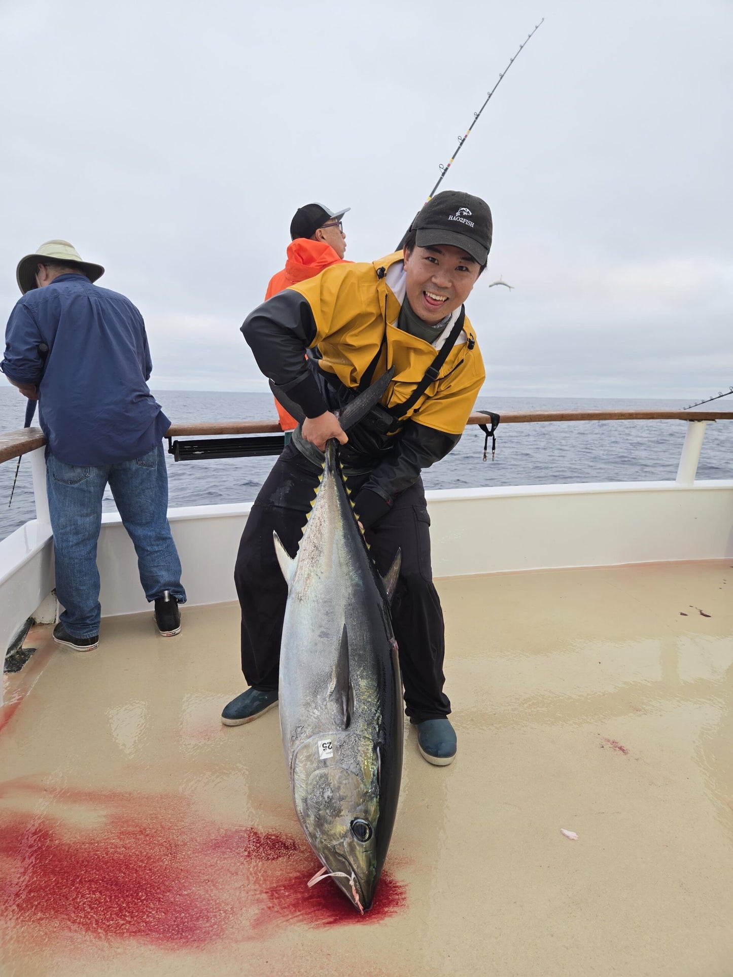 Moon Drop Tungsten Jig Red Glow Dots 250g image 5