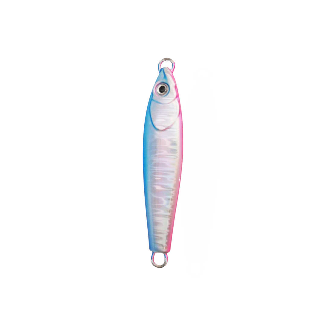 Tungsten Tiger Blue Pink Cotton Candy "Katy Perry" Tuna Jig 350g image 4