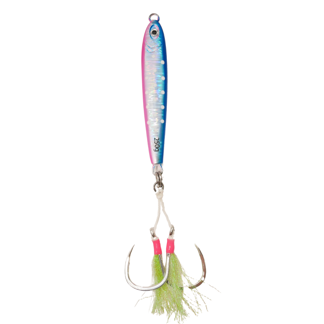 Moon Drop Tungsten Jig Blue Pink Cotton Candy "Katy Perry" 250g image 0