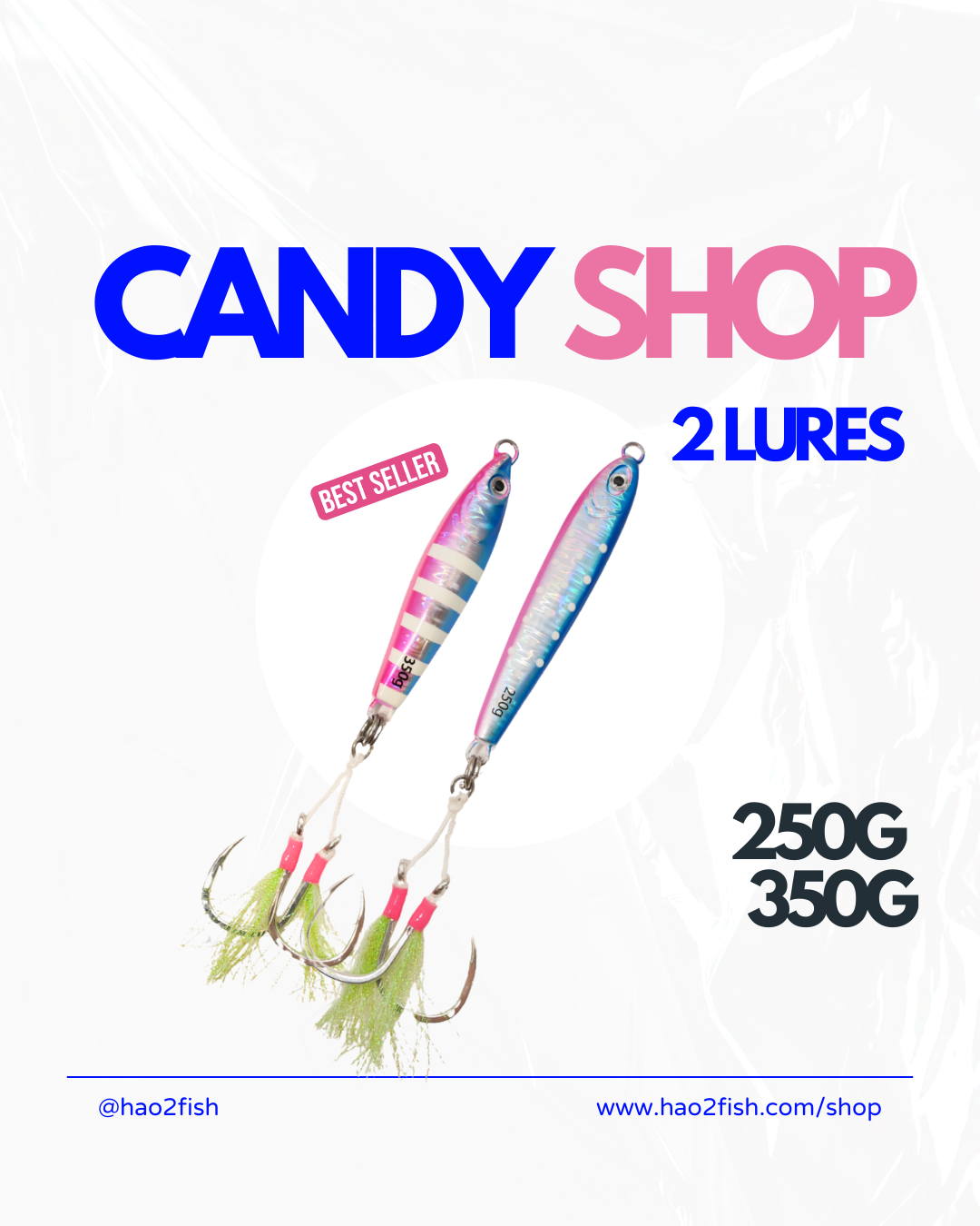 Candy Shop Combo Tungsten Jigs (250g + 350g)