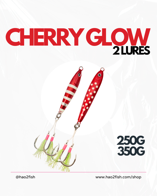 Cherry Glow Combo Tungsten Jigs (250g + 350g)