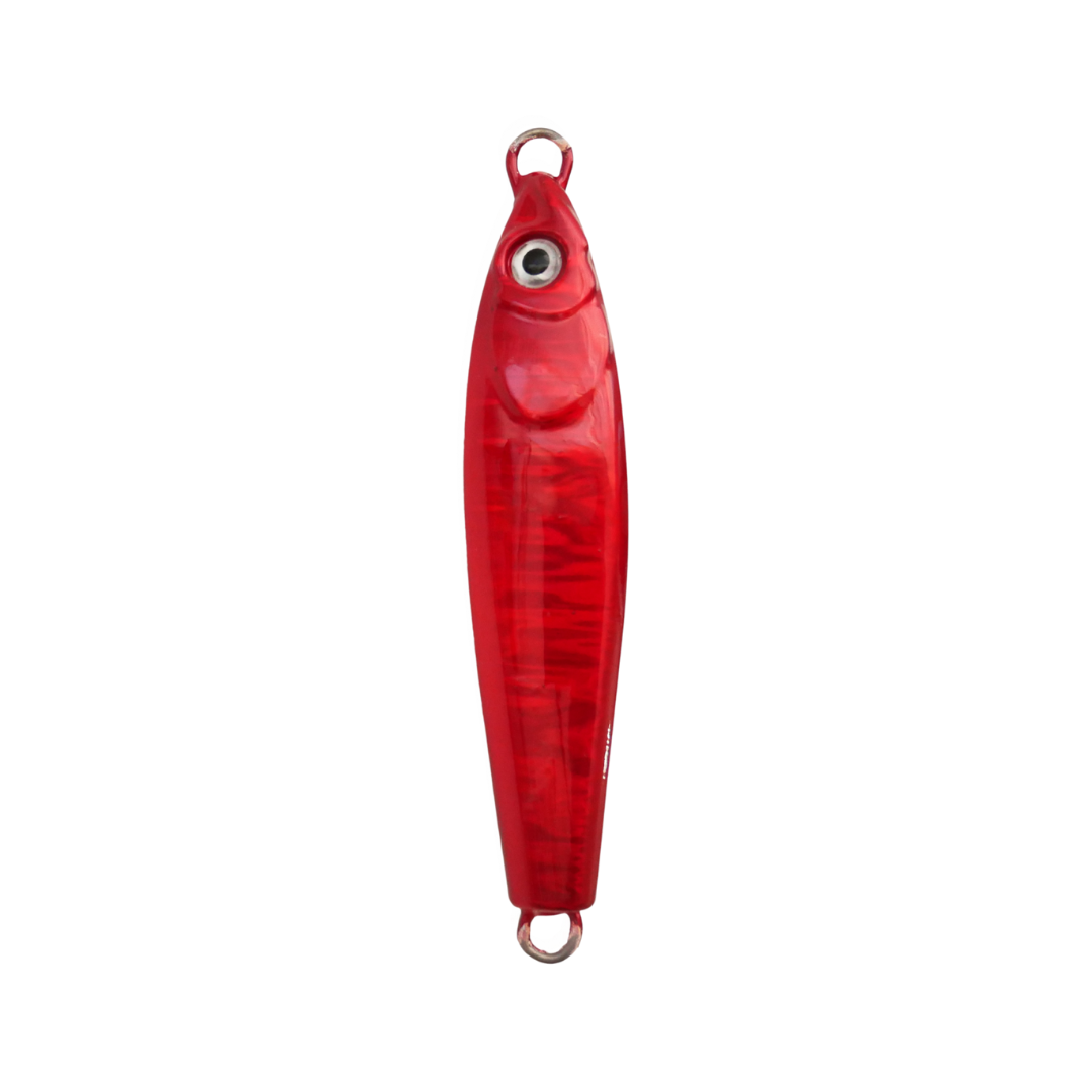 Tungsten Tiger Red Glow Stripes Tuna Jig 350g image 5