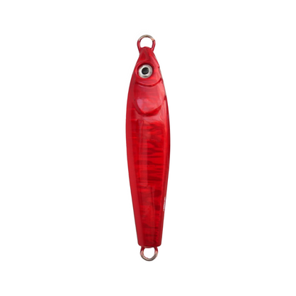 Tungsten Tiger Red Glow Stripes Tuna Jig 350g image 5